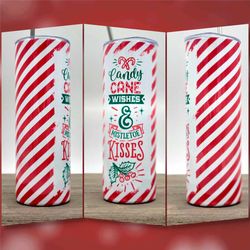 candy cane wishes mistletoe kisses | christmas tumbler | christmas gifts under 30 | christmas gift | gifts for her | 20o