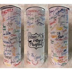 character autograph dcp tumbler