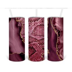 Ruby Snake Wrap 20 oz skinny Tumbler