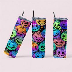 spooky vibes tumbler, cute halloween tumbler, cute pink tumbler, coffee cup for fall, ghost tumbler, pumpkin spice tumbl