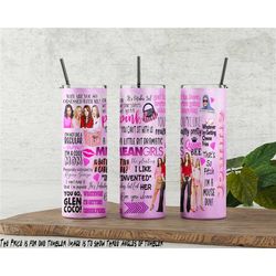 stay plastics-free with our mean girls movie inspired personalized tumbler