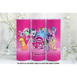 pony friendship is magic personlized tumblers | vintage collector's cup