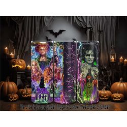 spellbinding hocus pocus halloween tumbler - quench your thirst in witchy style
