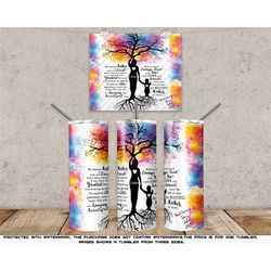 tree of life mother personalized tumbler, for mothers day, tumblr gifts from husband and kids