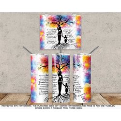 Tree of Life Mother Personalized Tumbler, For Mothers Day, Tumblr Gifts from husband and kids