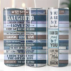 mother daughter tumbler mother's day tumbler mother's daughter gift gift for mom mom cups gift for daughter