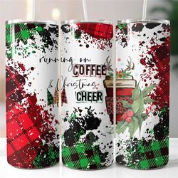 coffee and christmas cheer tumbler sublimation transfer  ready to press christmas tumbler transfers  christmas tumbler d