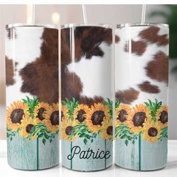 sunflower tumbler  sunflower cup   sunflower gifts   coffee mug coffee cup   personalized sunflower cup