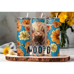 not in the mooed tumbler-country girl tumbler- sunflower tumbler- highland cowtumbler- gifts for her- christmas gift- cu