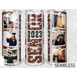 personalized photo class of 2023 graduation gift 20oz tumbler birthday gift gift for her, gift for him travel mug cup, d