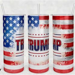 trump tumbler - trump 2024 - 20oz stainless steel tumbler with straw double wall insulated