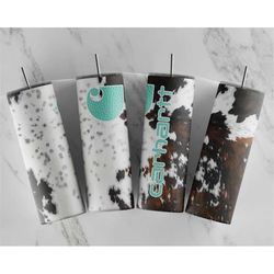 carhartt cow hide cowhide tumbler , cow tumbler, cow gift for her, gift for mama,  gift for mom, cow print tumbler with