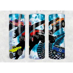 monster truck kids tumbler, monster truck gifts for boys monster truck kids tumbler with name, monster truck kids cup 20