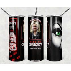 seed of chucky horror movie characters halloween 20oz tumbler double wall insulated travel mug cup gift for her co worke