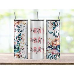 pray on it floral tumbler cup, faith gifts for women, bible tumbler, encouraging gift, christian tumbler with flowers, r