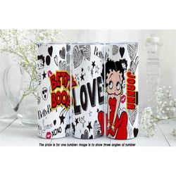 betty boop love tv/cartoons personalized tumbler, anime , customer tumblr, 90's tv