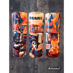 chicago bears  football tumbler