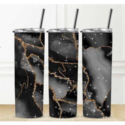 tumbler personalization available sublimation permanent wave design gift box water bottle straw camping name marble cust