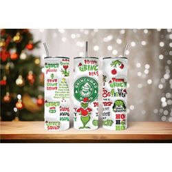 christmas grinch, grinch tumbler, grinchmas, christmas, inflatable, 3d, balloon tumbler, christmas cups, grinch, gift, c