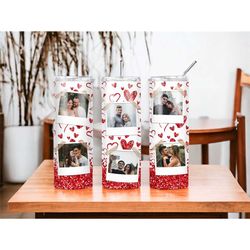 20oz stainless steel tumbler - valentines custom photos