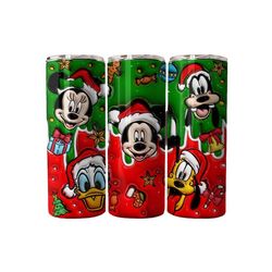 20oz stainless steel tumbler | disney mickey tumbler with straw |  disney | christmas