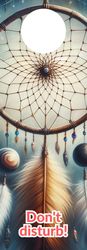 dream catcher do not disturb door hanger 4k