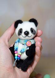 artist panda bear toy stuffed panda toy for blythe