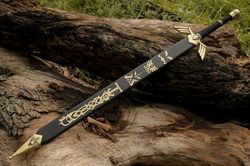 legend of zelda sword hyrule sword collectible cosplay sword with  scabbard