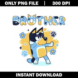 brother bandit heeler png, bluey cartoon png, logo file png, cartoon png, logo design png, digital download.