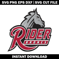 rider university logo svg, ncaa png, logo sport svg, logo shirt svg, digital file svg, instant download.