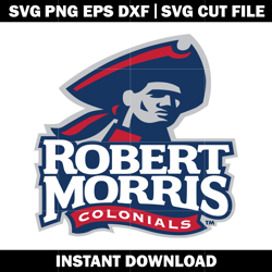robert morris university logo svg, ncaa png, logo sport svg, logo shirt svg, digital file svg, instant download.