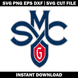 saint mary's college of california svg, ncaa png, logo sport svg, logo shirt svg, digital file svg, instant download.
