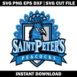 saint peter's university svg, ncaa png, logo sport svg, logo shirt svg, digital file svg, instant download.