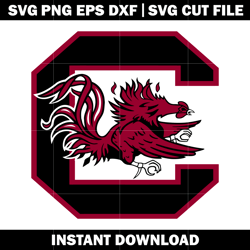 carolina university logo svg, ncaa png, logo sport svg, logo shirt svg, digital file svg, instant download.