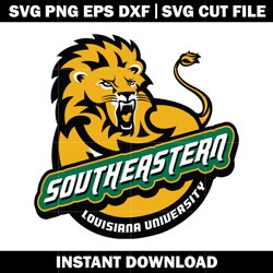 southeastern louisiana university svg, ncaa png, logo sport svg, logo shirt svg, digital file svg, instant download.