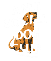 anti social dog club shirt - unisex t-shirt