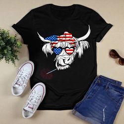 cow usa glass shirt unisex t shirt