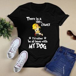 at home with my dog shirt unisex t shirt design png
