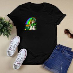 beagle dog irish leprechaun saint st patrick day shirt unisex t shirt design png