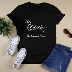 dachshund mom white shirt unisex t shirt design png