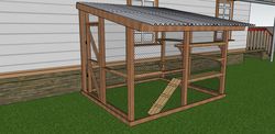 catio cat house plan 8*10