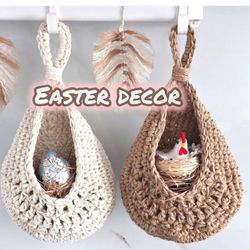 how to crochet mother's day gift super easy tutorial for hanging basket crochet pattern pdf