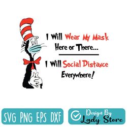 dr seuss digital download, dr seuss face mask svg, cat in the hat mask svg