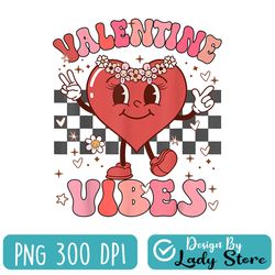 groovy checkered valentine vibes valentines day girls womens png