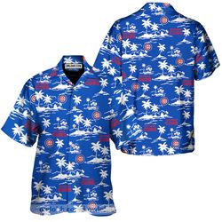 beach shirt chicago cubs baseball hawaiian shirt