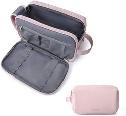 toiletry bag for men, travel toiletry organizer dopp kit water-resistant shaving bag