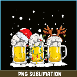 beer christmas png mug santa reinbeer png xmas lights png