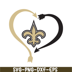 new orleans saints logo svg png dxf eps, football team svg, nfl lovers svg
