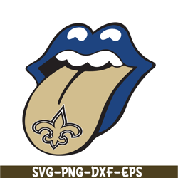 saint the tongue svg png dxf eps, football team svg, nfl lovers svg