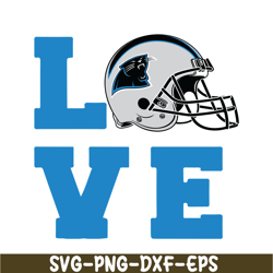 love panthers svg, football team svg, nfl lovers svg